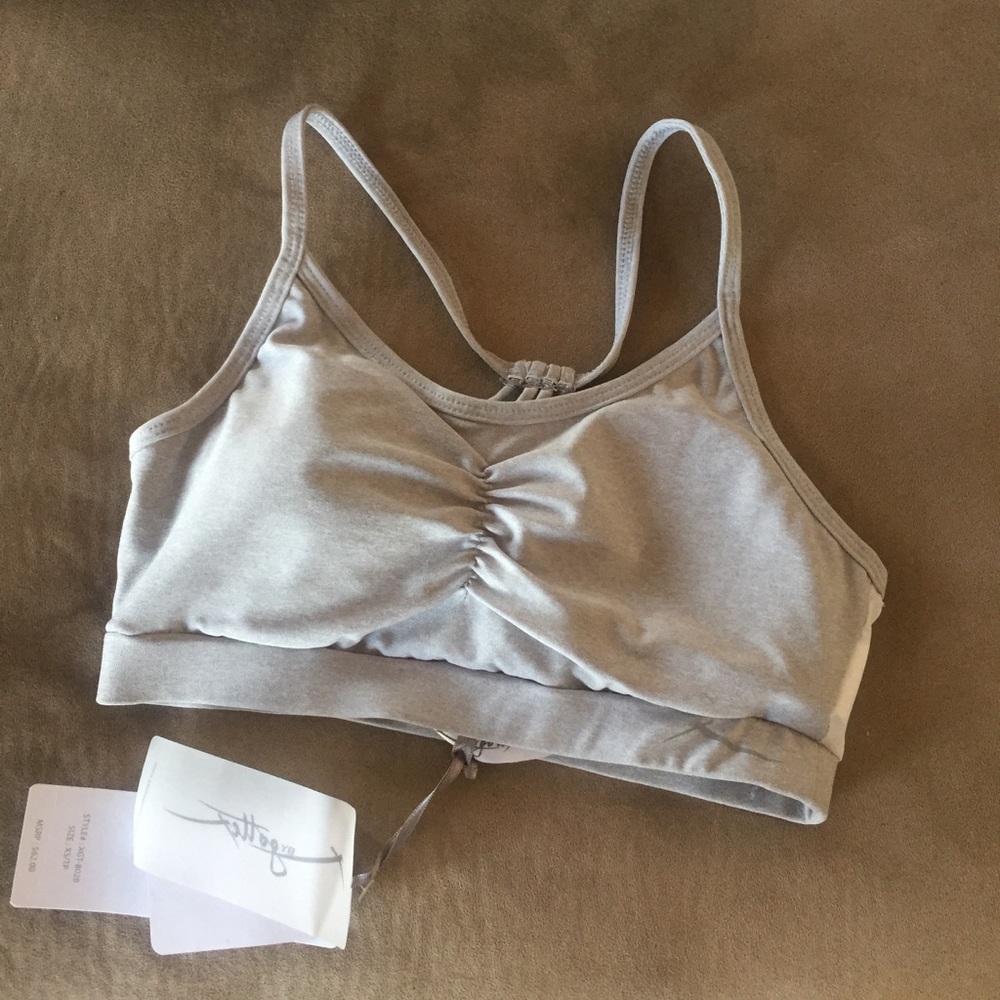 X by Gotexx sports bra xs light Gray NWT
